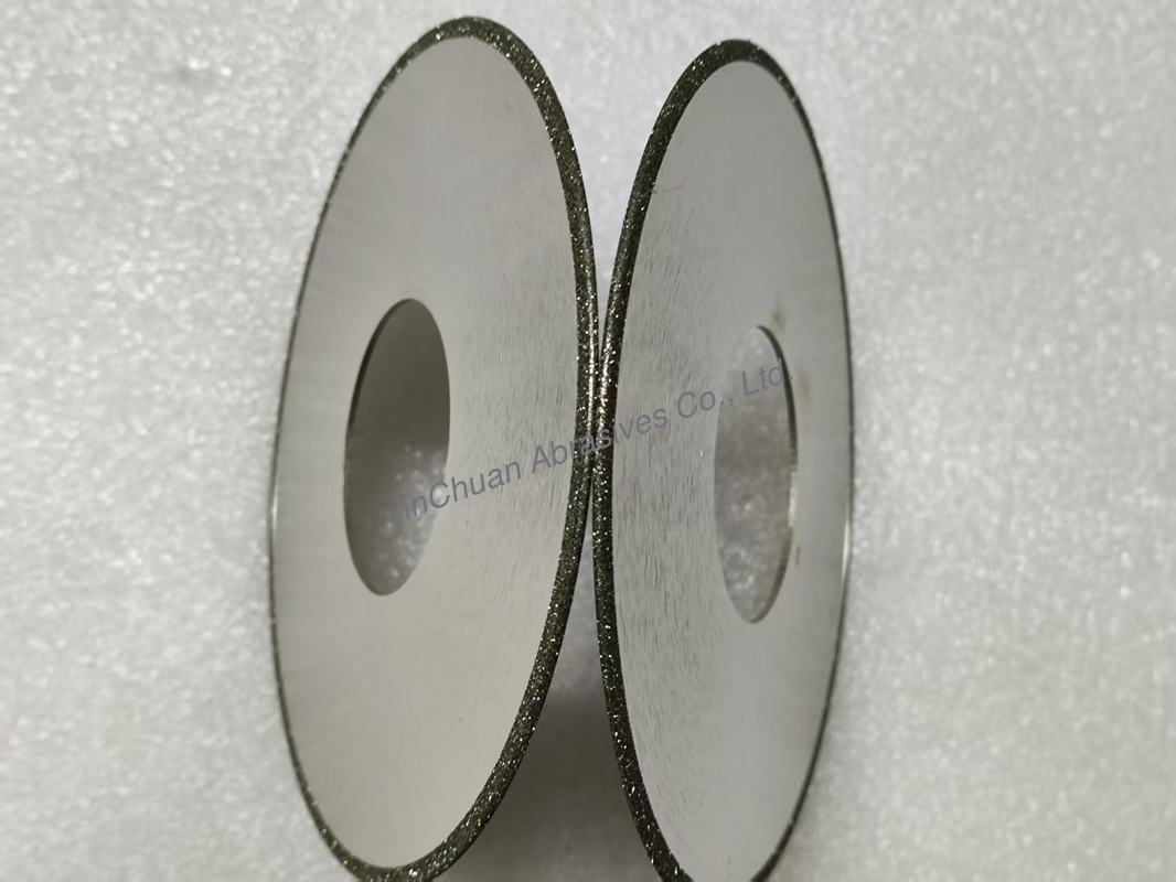 1A1 127mm*1.55mm*44.45mm*3mm  D100/120 Electroplated Diamond Grinding Wheel