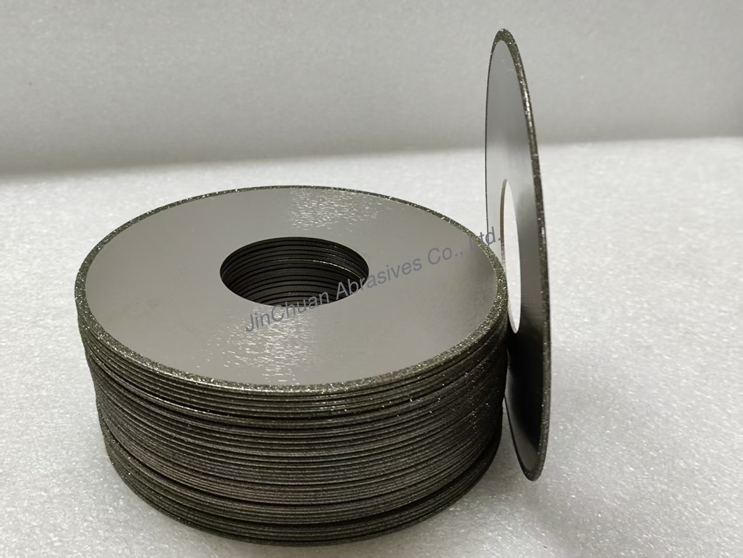 1A1 127mm*1.55mm*44.45mm*3mm  D100/120 Electroplated Diamond Grinding Wheel