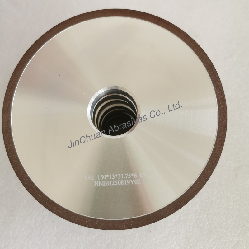Resin  Bond Diamond  Grinding Wheel  1A1/45° 150*13*31.75*8mm D91