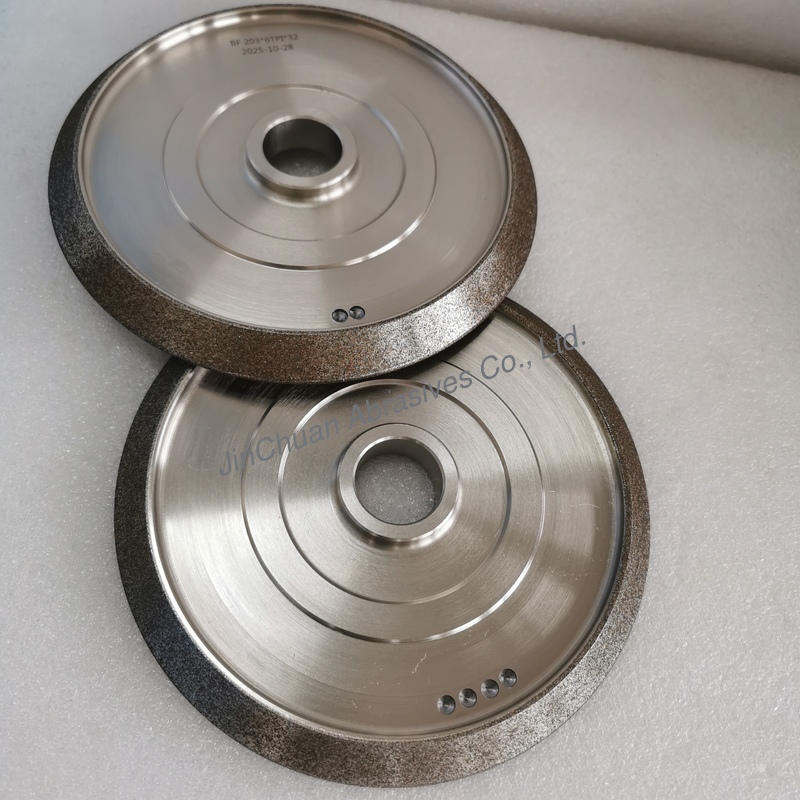 Customizable 8" 6TPI Electroplated CBN Grinding Wheels For Personalized Grinding Needs