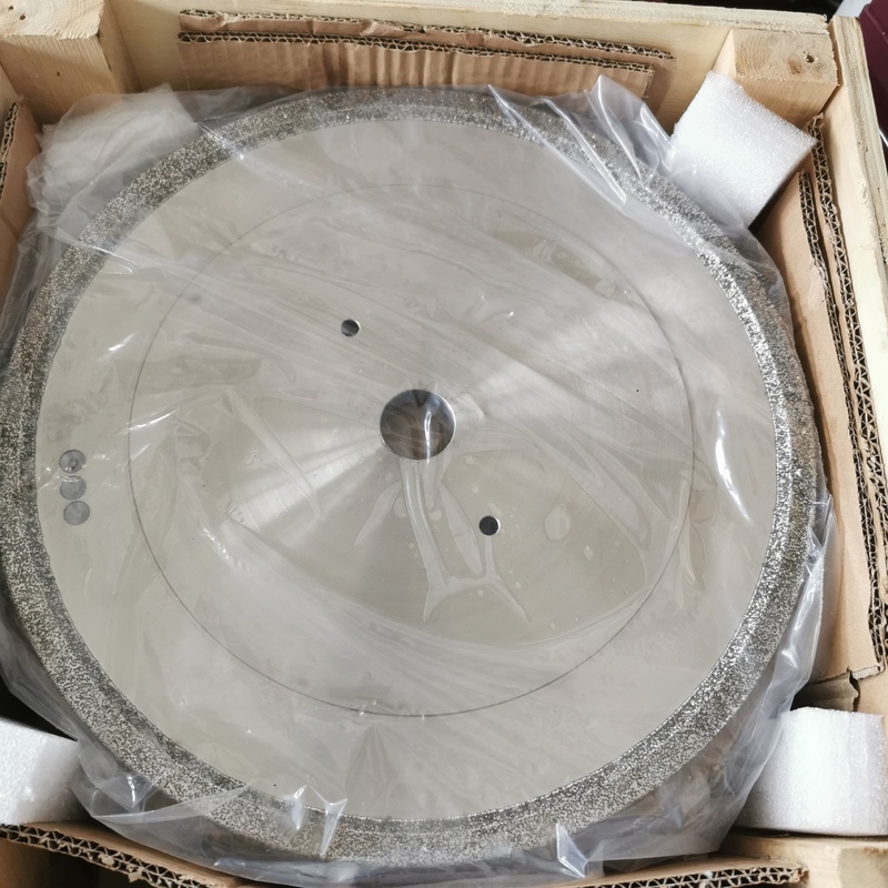 355mm Diameter D20/25 Grit Electroplated Diamond Grinding Wheel For Grinding Cast Iron