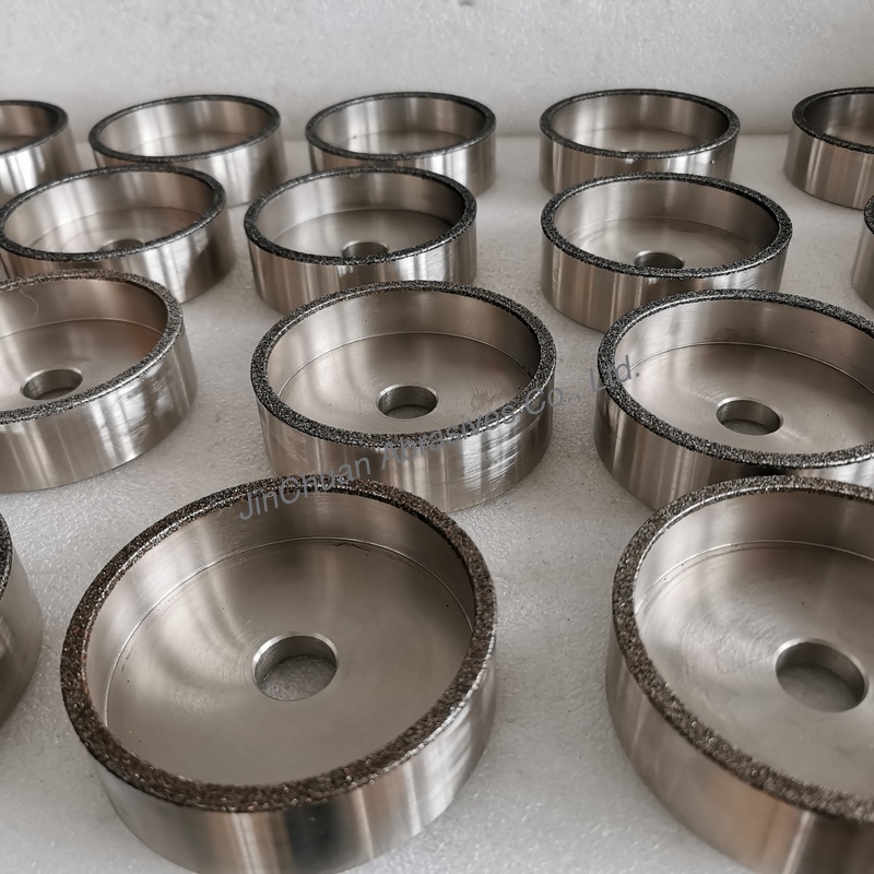 Electroplated CBN Cup-Shaped Grinding Wheel 6A2 100*30*20*5mm For Grinding Stellite Teeth