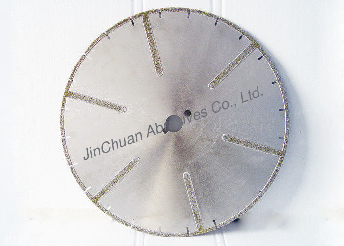 Sharp Cutting Electroplated Diamond Blade Abrasives Hard Material 600mm