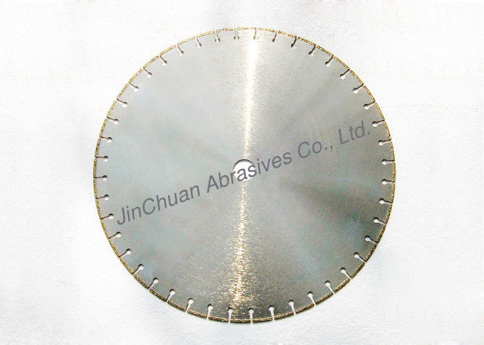 Sharp Cutting Electroplated Diamond Blade Abrasives Hard Material 600mm