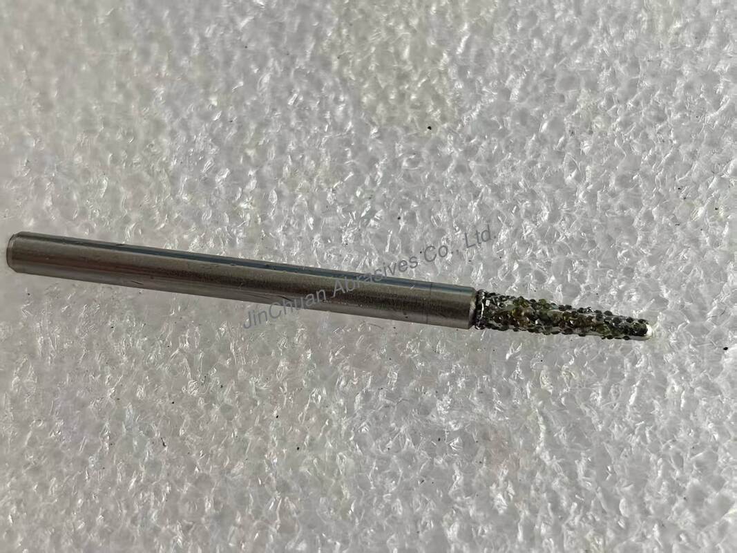 Electroplated Diamond Grinding Pins With Steel Body Grit Number D30/35, R1*3*10*45*3