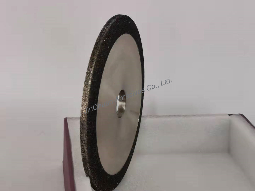 6mm Thickness Double Layer CBN Diamond Wheel Round Shape 125MM * 6MM * 20MM