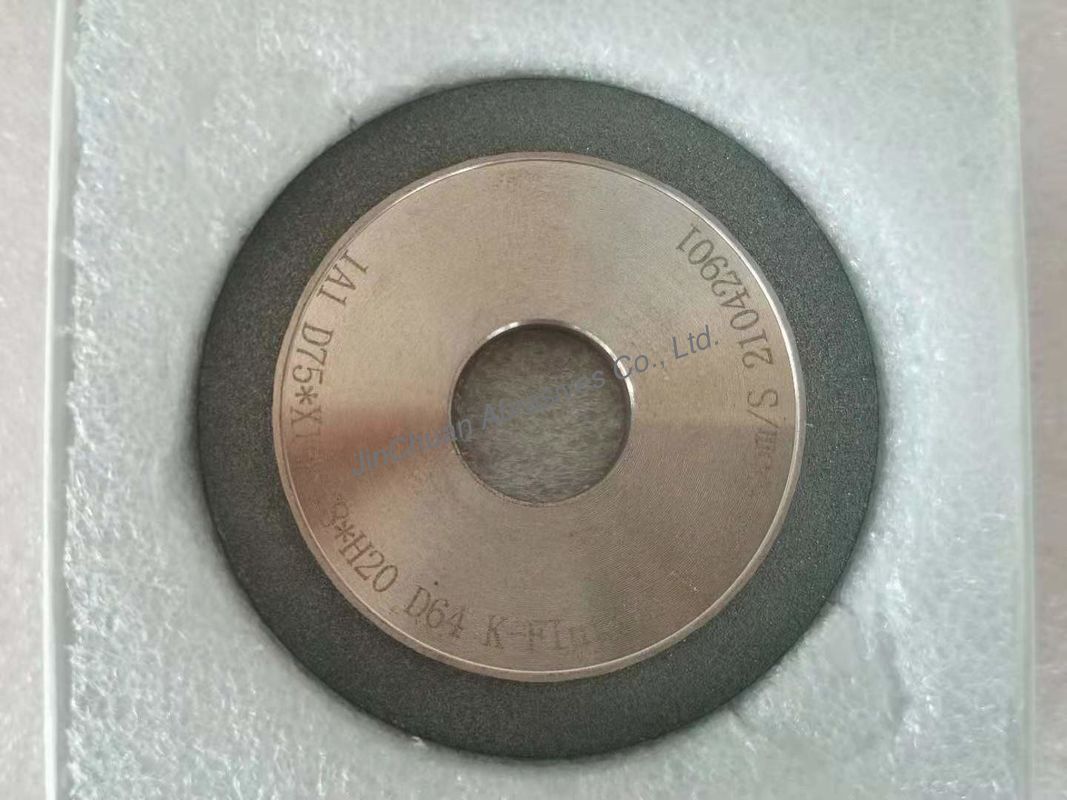 1A1 Hybrid Resin Bond Diamond Grinding Wheel 75*8*20*10*8 D64