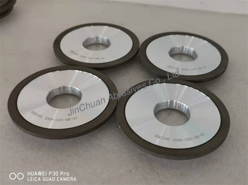 Resin Bond Diamond Abrasive Grinding Wheel 3A1 100*11*32*6*4 D240# 100%