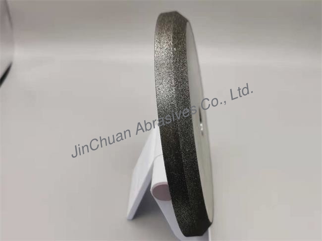B126-2 Electroplated CBN Grinding Wheels Customized Gray Color 1531720 R0.15
