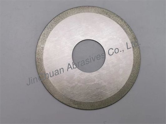 Silver Electroplated Diamond Grinding Wheels Cutting Blade For 1A1 100mm*0.8mm*7mm