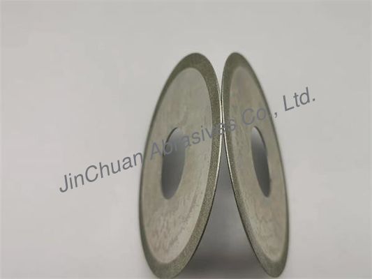Silver Electroplated Diamond Grinding Wheels Cutting Blade For 1A1 100mm*0.8mm*7mm