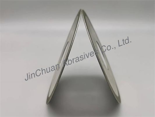 Silver Electroplated Diamond Grinding Wheels Cutting Blade For 1A1 100mm*0.8mm*7mm