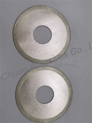 Silver Electroplated Diamond Grinding Wheels Cutting Blade For 1A1 100mm*0.8mm*7mm