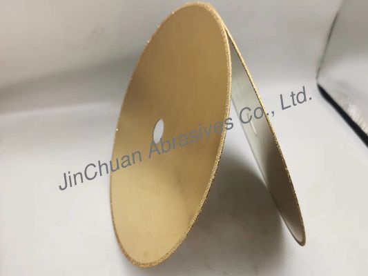 D50/60 Electroplated Diamond Grinding Cutting Wheel 0.8mm Basebody 210*20*2mm