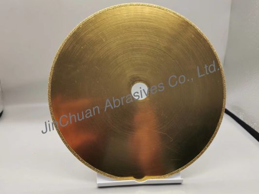 D50/60 Electroplated Diamond Grinding Cutting Wheel 0.8mm Basebody 210*20*2mm