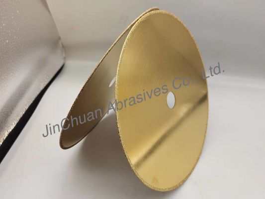 D50/60 Electroplated Diamond Grinding Cutting Wheel 0.8mm Basebody 210*20*2mm
