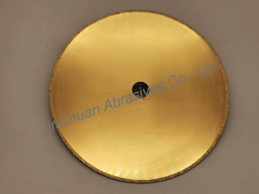 1A1R Electroplated Diamond Grinding Wheel 210*0.8*20*2mm D50/60 Cutting