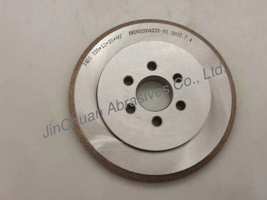 14d1 Sintered Diamond Wheels Surface Grinding And Edge Chamfering Edge 60 Degree