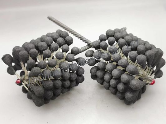 80*80*200mm Flexible Honing Brush Cubic Boron Nitride 80 Grit