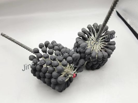 80*80*200mm Flexible Honing Brush Cubic Boron Nitride 80 Grit