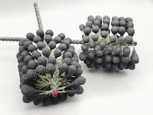 80*80*200mm Flexible Honing Brush Cubic Boron Nitride 80 Grit