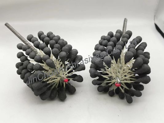 90*80*200mm 60 Grit Flex Hone Brush To Removing Burr