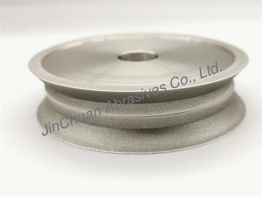 Slot Electroplated Diamond Grinding Wheels Diameter 100 12 19 49 Angle D400