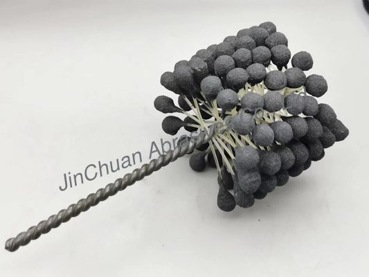 100*80*200mm Cylinder Ball Flexible Honing Brush For Bores Cleaning And Finishing