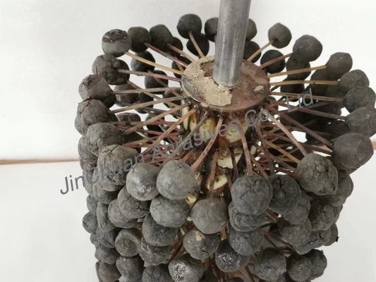 220 * 250 * 400mm Engine Cylinder Hone Brush Polishing Ball Head Inner Hole SIC180#