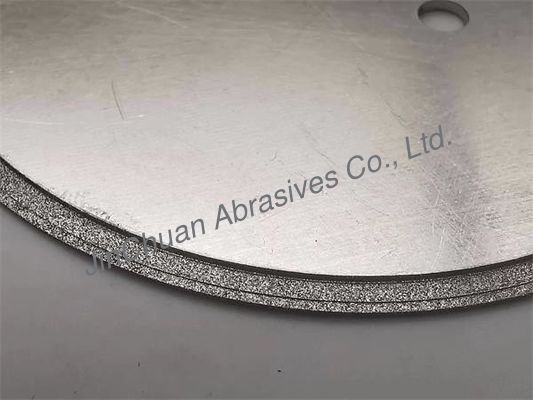 B46 Electroplated CBN Grinding Wheel For Cutting Carbide 80 1152.5 0.4