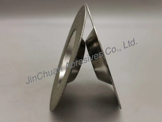 100mm Electroplated CBN Diamond Wheel For Carbide Grinding Cup Wheel 23 * 1mm