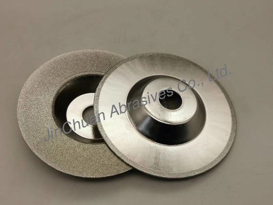 100mm Electroplated CBN Diamond Wheel For Carbide Grinding Cup Wheel 23 * 1mm