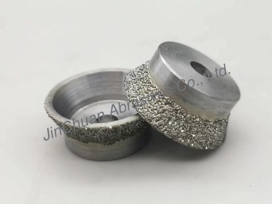 High Durability Sintered Diamond Wheels 30mm Brazed Customized Hardness