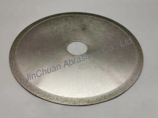 Silver Flat Diamond Grinding Wheel 200mm*1.0mm*31.75mm*10mm For Industrial