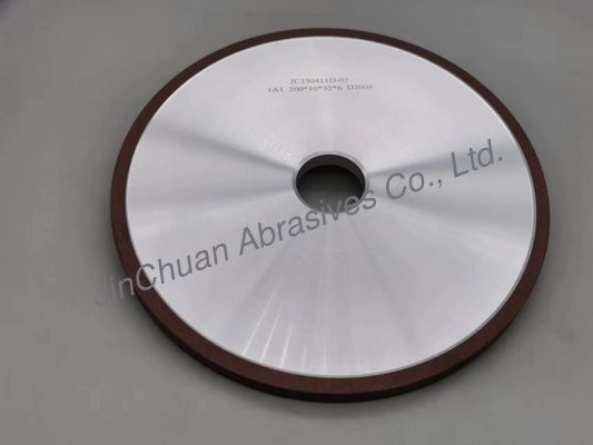 D200 Grit Resin Bonded Diamond Grinding Wheel Flat Shape Aluminium