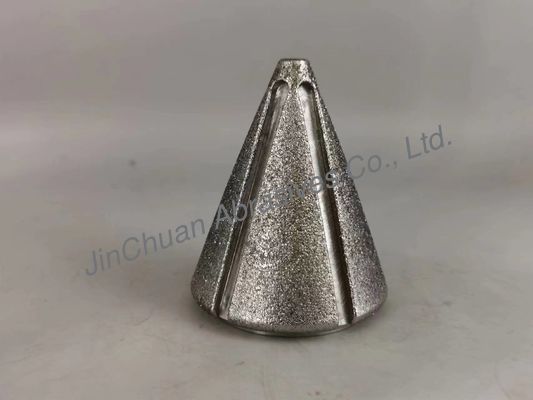 Silver Color Electroplated Diamond Grinding Head D40 Customized