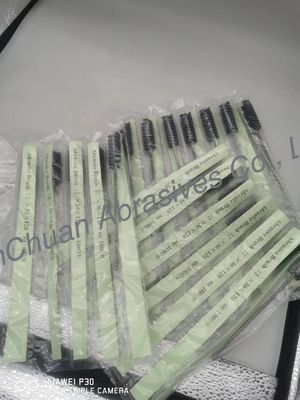 High Efficiency Silicon Carbide Round Honing Brush Abrasives Metal Handle