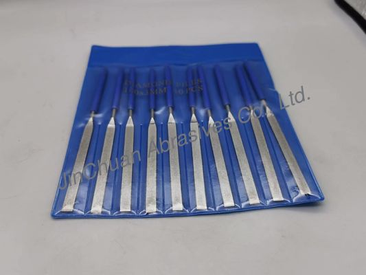 Square Electroplated Diamond File 3*140*5*70 Grinding D200/230