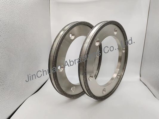 Electro Bonded CBN Grinding Wheel For Cast Iron 6 Holes Diamond Grinder Disc 254mm