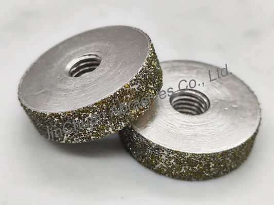 1A1 Gray Steel Electroplated Diamond Grinding Wheels With D30/35 Grit Diamond