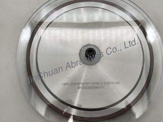 R0.9 14A1 Resin Bond Diamond Wheels For Grinding Carbide Tools