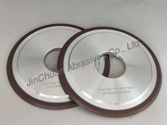 Resin Bond Diamond Gridnig Wheels 14v1 , Diameter 175, Angle 45