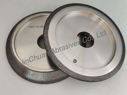 Electroplated CBN Grinding Wheels For Band Saw With 19.05 Inner Hole B151 Diameter 150