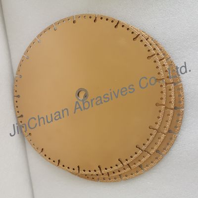 D300mm Diamond Grinding Wheels For Stone Processing With Vacuum Brazed Technology
