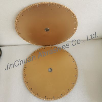 D300mm Diamond Grinding Wheels For Stone Processing With Vacuum Brazed Technology