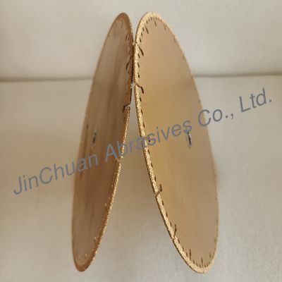 D300mm Diamond Grinding Wheels For Stone Processing With Vacuum Brazed Technology
