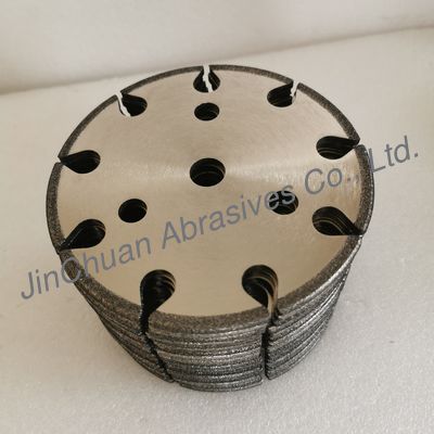 B80/100  145*4.8 * 16 *6 Mm  Dinasaw CBN Cyclone Grinding Wheels  For Sharpening Chain Saws