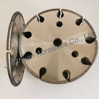 B80/100  145*4.8 * 16 *6 Mm  Dinasaw CBN Cyclone Grinding Wheels  For Sharpening Chain Saws
