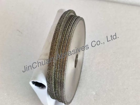 200mm 4.5mm Thickness Electroplated Bonded CBN Wheels For Fluting And Slotting