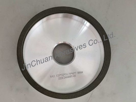 6A2 Resin Diamond Grinding Wheel For PCD And PCBN Tools Cup Shaped